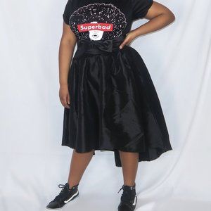 High-Low Bow Skirt